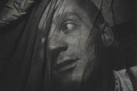 Foto do ator Sérgio Cardoso da exposição 'Sérgio Cardoso - 100 anos de histórias'